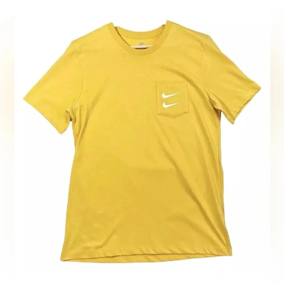 NWOT Nike Embroidered Double Swoosh Pocket Tee - Picture 1 of 4